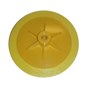 DYSK Z RZEPEM M14 BEZ OTWORÓW 150 mm żółty