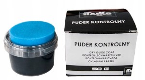 ITALKO Puder kontrolny 50g czarny + aplikator