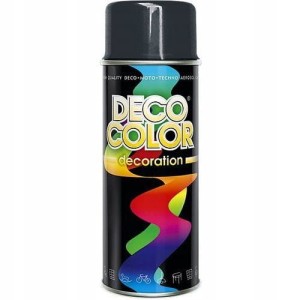 DECO COLOR FARBA LAKIER RAL 7016 POŁYSK SPRAY 400ml 