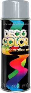 DECO COLOR FARBA LAKIER RAL 7001 POŁYSK SPRAY 400ml