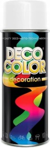 DECO COLOR FARBA LAKIER RAL 9010 MAT SPRAY 400ml