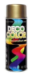 DECO COLOR FARBA LAKIER ZŁOTY SPRAY 400ml