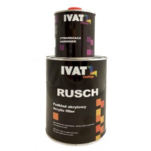 IVAT RUSCH 5+1 PODKŁAD AKRYLOWY 0,8+0,160 KPL szary