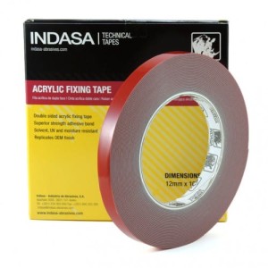 INDASA TAŚMA DWUSTRONNA AKRYLOWA 12mm x 10m