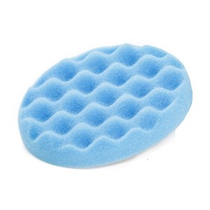 BOLL GĄBKA PROFILOWANA 150mm DO POLEROWANIA na rzep NIEBIESKA