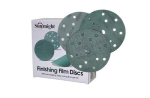 SUNMIGHT FINISHING FILM NEW Krążek ścierny 150mm 15 otw.  P1500 100 szt. 
