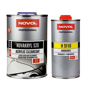 NOVOL NOVAKRYL 520 VHS LAKIER AKRYLOWY BEZBARWNY 1.5L/kpl