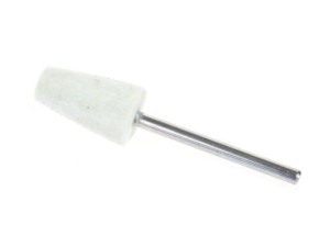 ALFA FILC POLERSKI STOŻKOWY NA TRZPIENIU 15x25x6 