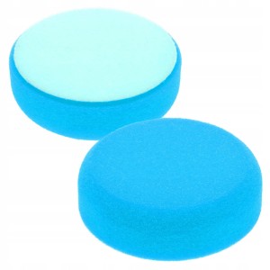 GĄBKA POLERSKA NA RZEP GŁADKA NIEBIESKA 75mm ITALKO