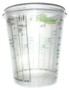 KUBEK Z PODZIAŁKĄ 750ml 5szt 