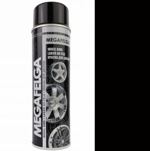 DECO COLOR Lakier akrylowy MEGAFELGA czarna satyna