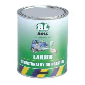 BOLL lakier strukturalny do plastiku czarny 1L