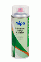 MIPA LAKIER BEZBARWNY 2K z utwardzaczem SPRAY 400ml