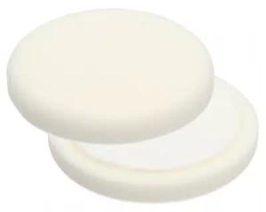 GĄBKA POLERSKA NA RZEP GŁADKA BIAŁA 75mm ITALKO  