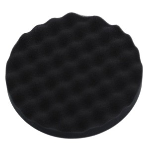TARCZA GĄBKA POLERSKA 180MM PROFILOWANA NA RZEP CZARNA