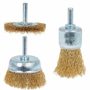 ZESTAW DRUCIANYCH SZCZOTEK DO WIERTARKI 3szt