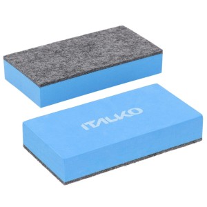 KLOCEK NIEBIESKI Z FILCEM 140x75x25mm