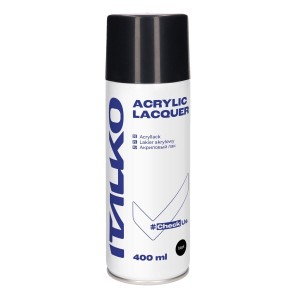 LAKIER CZARNY POŁYSK AKRYL ITALKO spray 400ml