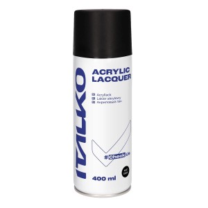 ITALKO LAKIER AKRYLOWY CZARNY MATT 400ml spray
