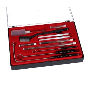 KOMPLET 21 CZĘŚCIOWY DO CZYSZCZENIA PISTOLETU