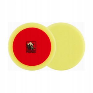 INDASA gąbka polerska na rzep 150mm ŻÓŁTA średnia