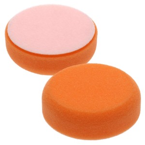 GĄBKA POLERSKA NA RZEP GŁADKA POMARAŃCZOWA 75mm ITALKO   