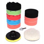 ZESTAW GĄBEK DO POLEROWANIA 11 ELEMENTÓW 80mm ITALKO