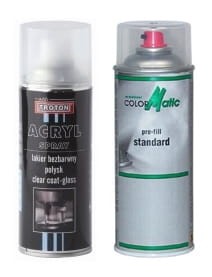 LAKIER W SPRAYU 400 ml + BEZBARWNY 400 ml 