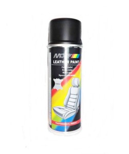 MOTIP LEATHER PAINT LAKIER DO SKÓRY CZARNY spray 200 ml