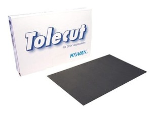 KOVAX TOLECUT BLACK SHEET P3000 70x114mm 