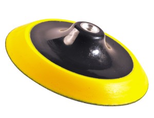 BRAYT  Tarcza mocująca na rzep M14 120 mm żółta