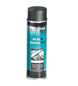 Lakier czarny półmat Troton akrylowy spray 500 ml 